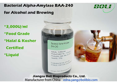 Amylasee alfa bacteriano BALA - 240, 3000 U/da amílase-alfa ml da fabricação de cerveja da enzima