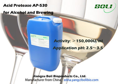 150000 U/ml do líquido ácido de Brown do preto do Protease, enzimas eficientes altas da fermentação