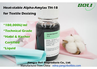Calor - amílase-alfa estável da enzima, amílase alfa do amido da descolagem de matéria têxtil da concentração alta