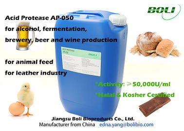 50000 U/ml de enzimas Proteolytic de pureza alta para a fabricação de cerveja da fermentação do álcool
