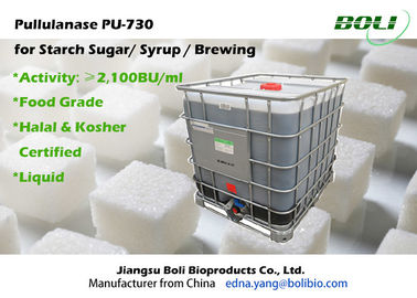 Plutônio alto da enzima do Pullulanase da categoria de ConcentrationFood - 730 para os BU do açúcar 2100 do amido/ml