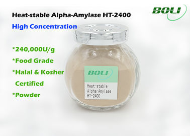 Enzima 240000 U da amílase-alfa do pó da concentração alta/pH do produto comestível de g baixo