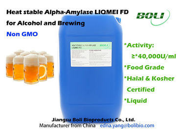 Enzimas de alta temperatura da amílase-alfa, não - enzimas de GMO na indústria de fabricação de cerveja