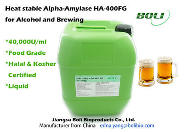 Calor - amílase-alfa estável 40000 U/ml, enzimas industriais da liquefação na fabricação de cerveja