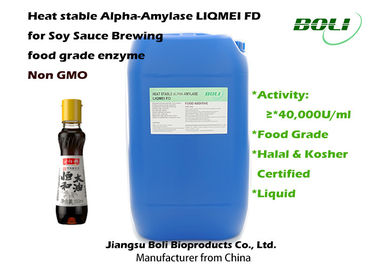 Enzimas líquidas da fabricação de cerveja do molho de soja da amílase-alfa do formulário, não - enzima de GMO