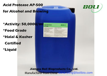 Protease ácido líquido AP -500 para a atividade de enzimas 50000 U/Ml da fabricação de cerveja de Aclohol