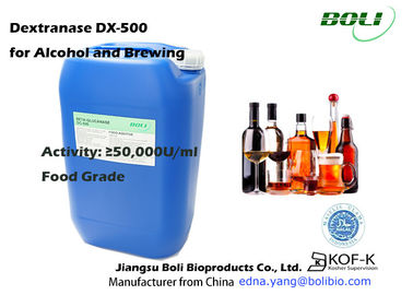 50000U / Enzimas líquidas da fabricação de cerveja do Dextranase DX -500 do Ml para a utilização alimentar