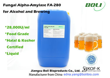 Amílase-alfa fungosa líquida FA-280, enzima estável da amílase-alfa da atividade que fabrica cerveja não - GMO