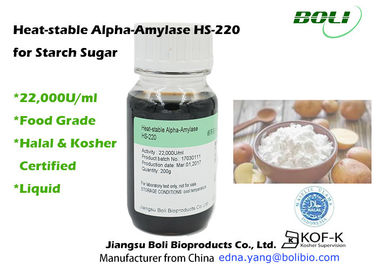 Calor - enzima líquida do Glucoamylase do formulário da amílase-alfa estável para o açúcar do amido
