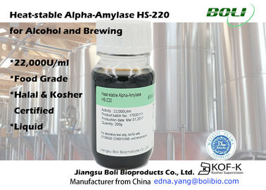 Enzimas em fabricar cerveja certificados clássicos do ISO das tensões da amílase-alfa de alta temperatura