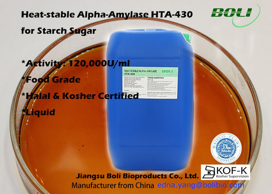Atividade alta 120000u/Ml Alpha Amylase Enzyme Food Use da liquefação do amido