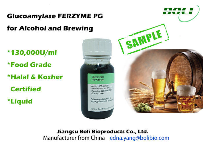 130000U / do produto comestível ml da enzima do Glucoamylase para o vinho e a cerveja na indústria alimentar