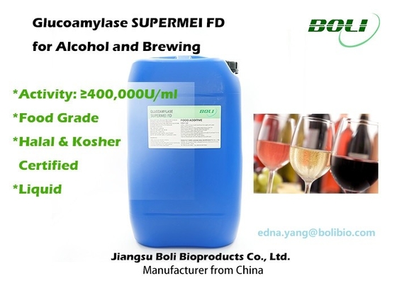 Enzima FD do Glucoamylase do produto comestível para o álcool e a fabricação de cerveja Halal
