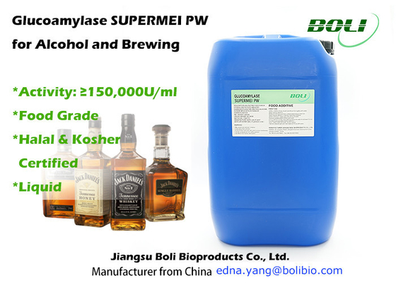 Enzima líquida Supermei picowatt do Glucoamylase do produto comestível para a fabricação de cerveja do álcool