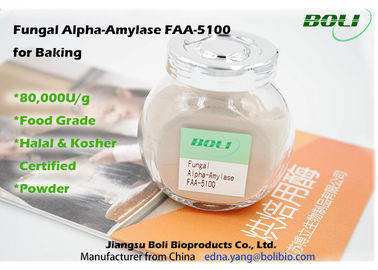 Estabilidade superior da amílase-alfa fungosa contínua, enzimas na indústria de cozimento 80000 U/g