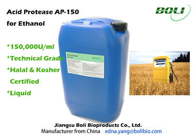 Protease ácido líquido preto AP-150 de Brown, enzima técnica 150000 U/Ml do álcool etílico da categoria