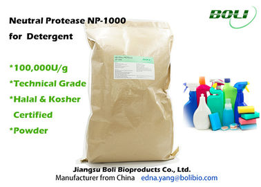 Protease neutro técnico NP das enzimas Proteolytic do pó da categoria - 1000 para o detergente