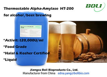 Amílase-alfa Thermostable 20000 U/ml das enzimas da fabricação de cerveja do produto comestível para a cerveja