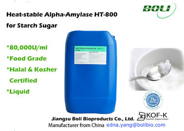 Calor da enzima da liquefação de BOLI - amílase-alfa estável HT-800 para a fermentação do açúcar do amido
