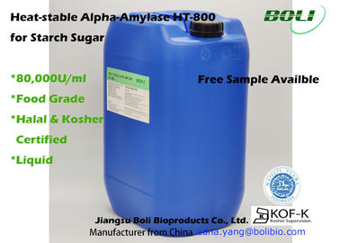 Calor líquido da utilização alimentar do formulário - amílase-alfa estável HT-800 com o certificado Halal e kosher