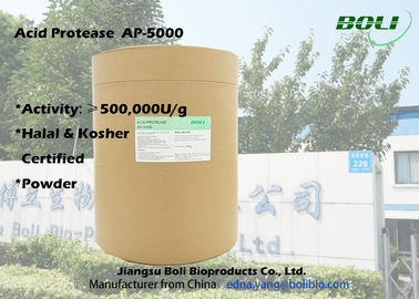 Protease ácido AP-5000 do uso industrial, 500000 U/g do fabricante da enzima de Boli em China