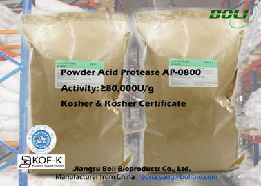 Pó ácido 80000 U/g do Protease das enzimas Proteolytic para proteínas Hydrolyse