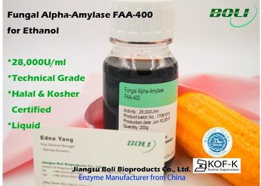 Amílase-alfa fungosa líquida FAA - 400, enzimas biológicas para o álcool etílico da produção