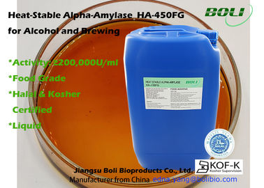 Amílase-alfa de alta temperatura HA-450FG 200000U de Liuqid/amostra grátis das enzimas fabricação de cerveja do ml disponível