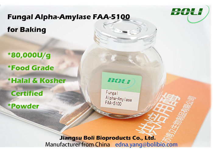 Estabilidade superior da amílase-alfa fungosa contínua, enzimas na indústria de cozimento 80000 U/g