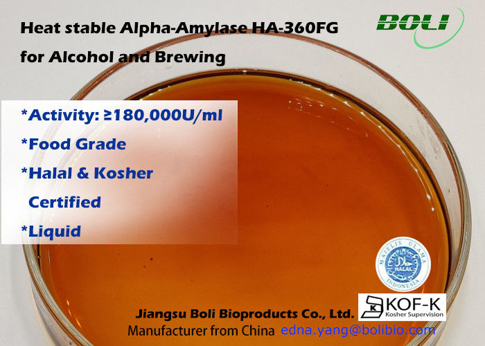 Fabricação de cerveja da enzima da amílase-alfa